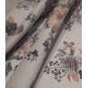 PIQUE FLORAL BEIGE Y GRIS