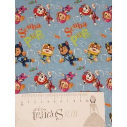 ALGODÓN PATRULLA CANINA AZUL 028393