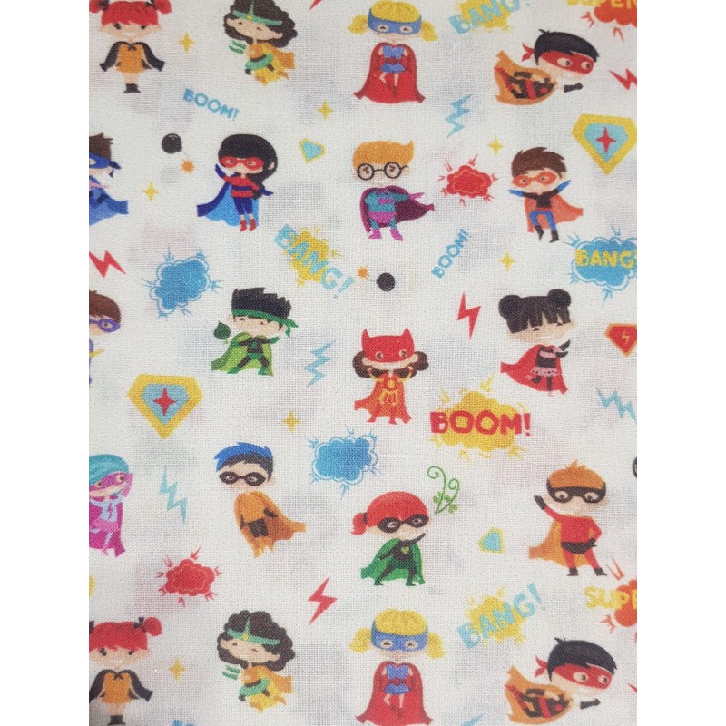 ALGODÓN MINISUPERHEROES 0454345